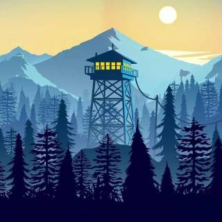 Firewatch dark wallpaper