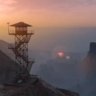 Firewatch tower 4k wallpaper