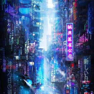 Futuristic mobile wallpaper