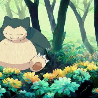 4k Snorlax wallpaper