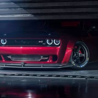 Dodge Challenger SRT Hellcat 8k wallpaper
