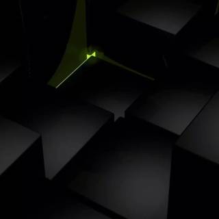 Green and black iPhone wallpaper