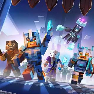 Minecraft Dungeons iPhone wallpaper