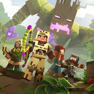 Minecraft Dungeons iPhone wallpaper