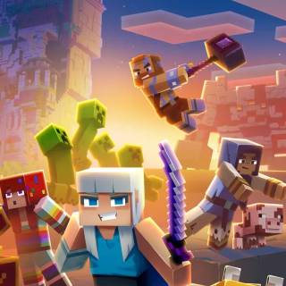 Minecraft Dungeons iPhone wallpaper