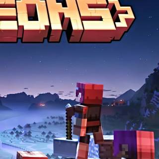 Minecraft Dungeons iPhone wallpaper