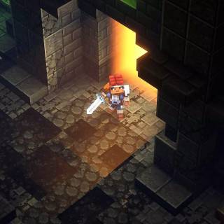 Minecraft Dungeons iPhone wallpaper