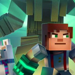 Minecraft Dungeons iPhone wallpaper