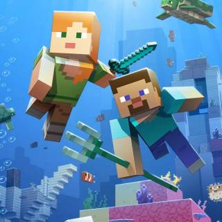 Minecraft Dungeons iPhone wallpaper