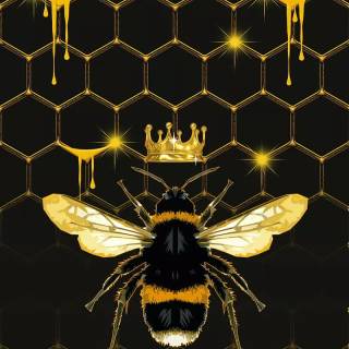 iPhone bee wallpaper