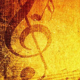 Music notes iPhone wallpaper