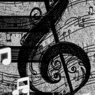 Music notes iPhone wallpaper