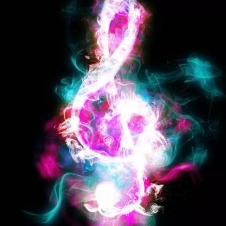 Music notes iPhone wallpaper