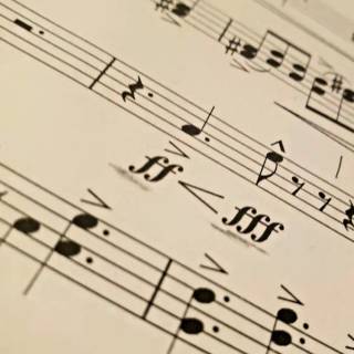 Music notes iPhone wallpaper