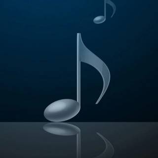 Music notes iPhone wallpaper