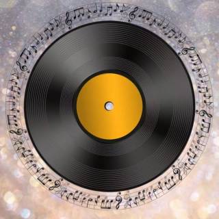 Music notes iPhone wallpaper