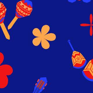 Music notes iPhone wallpaper