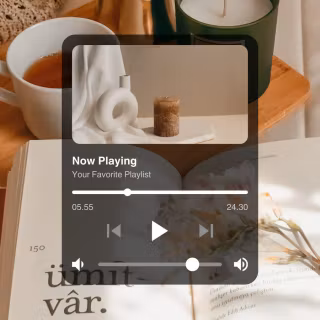 Music notes iPhone wallpaper