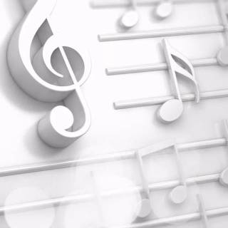 Music notes iPhone wallpaper