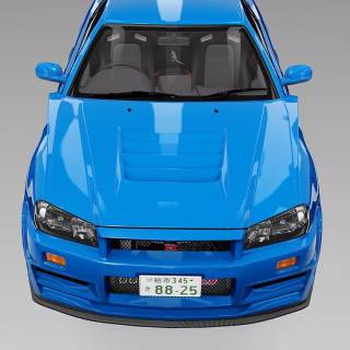 Nissan Skyline GTR R34 phone wallpaper