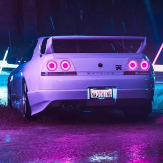 Nissan Skyline GTR R34 phone wallpaper