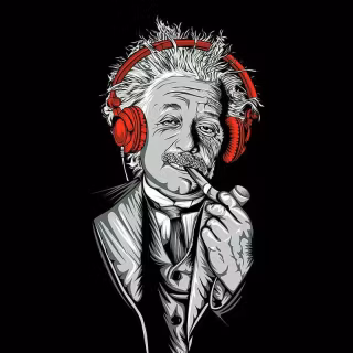 Albert Einstein iPhone wallpaper