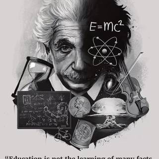 Albert Einstein iPhone wallpaper