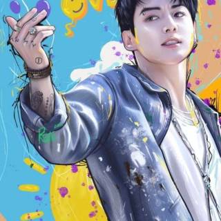 BTS anime phone wallpaper