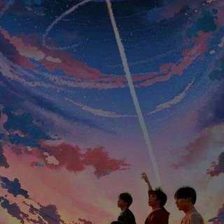 BTS anime phone wallpaper
