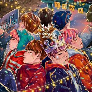 BTS anime phone wallpaper