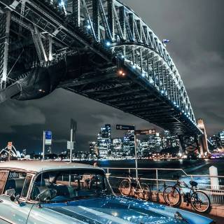 Retro car iPhone wallpaper