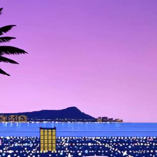 Retro car iPhone wallpaper