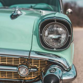 Retro car iPhone wallpaper