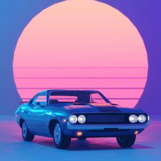 Old car iPhone wallpaper