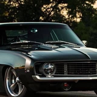 Old car iPhone wallpaper