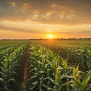 Maize field wallpaper