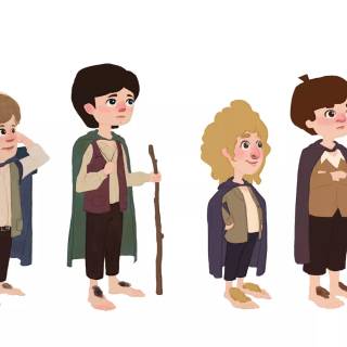 Merry and Pippin wallpaper