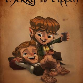 Merry and Pippin wallpaper