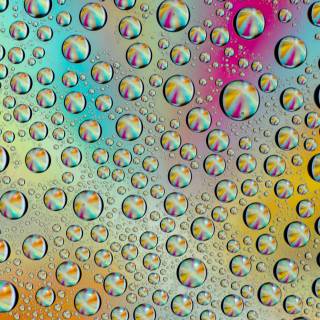 Water on glass wallpaper