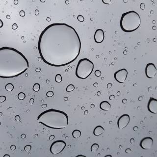 Water on glass wallpaper