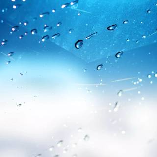 Water on glass wallpaper