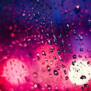 Water on glass wallpaper