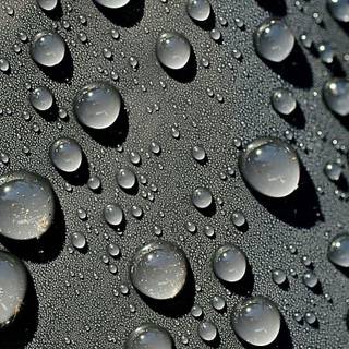 Water on glass wallpaper