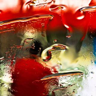 Water on glass wallpaper