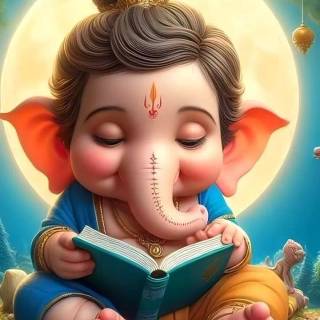 Ganesha cartoon wallpaper