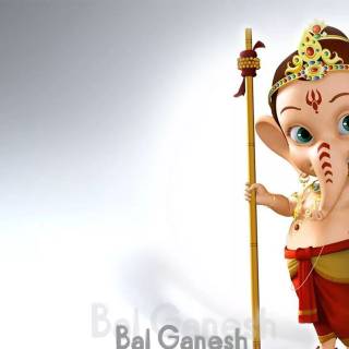 Ganesha cartoon wallpaper