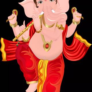 Ganesha cartoon wallpaper