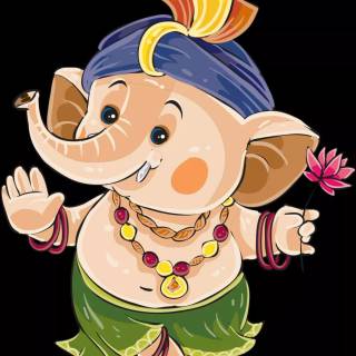 Ganesha cartoon wallpaper