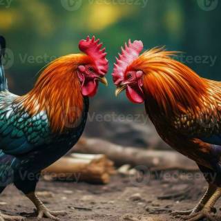 Rooster fight wallpaper
