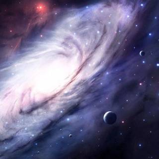 Real galaxy wallpaper